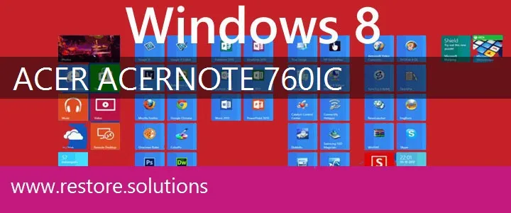 Acer AcerNote 760IC windows 8 recovery