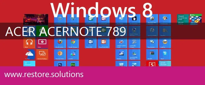 Acer AcerNote 789 windows 8 recovery