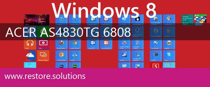 Acer AS4830TG-6808 windows 8 recovery