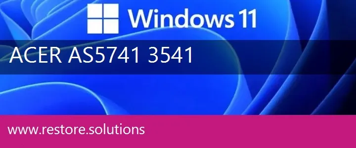 Acer AS5741-3541 windows 11 recovery