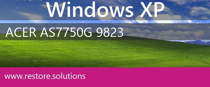 Acer AS7750G-9823 windows xp recovery