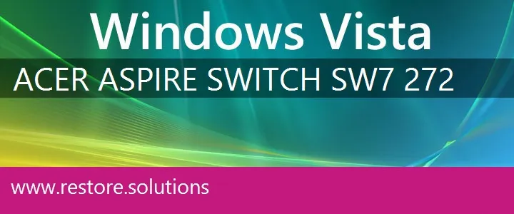 Acer Aspire Switch-SW7-272 windows vista recovery