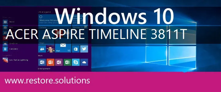 Acer Aspire Timeline 3811T windows 10 recovery