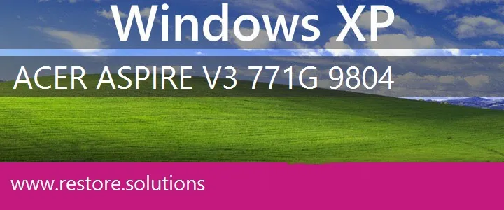 Acer Aspire V3-771G-9804 windows xp recovery