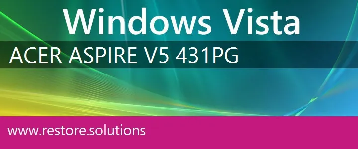 Acer Aspire V5-431PG windows vista recovery