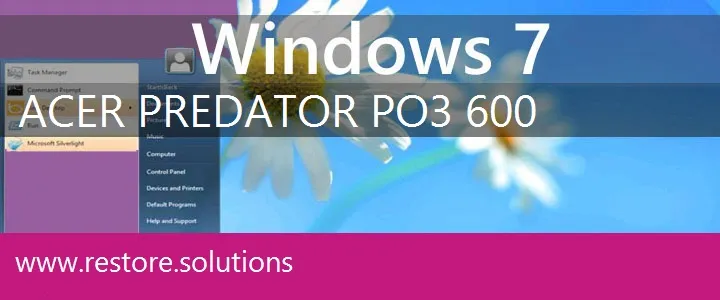 Acer Predator PO3-600 windows 7 recovery