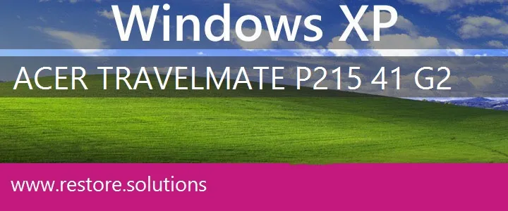 Acer TravelMate P215-41-G2 windows xp recovery