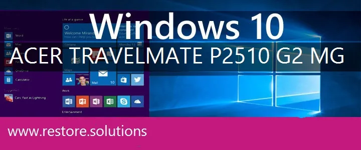 Acer TravelMate P2510-G2-MG windows 10 recovery