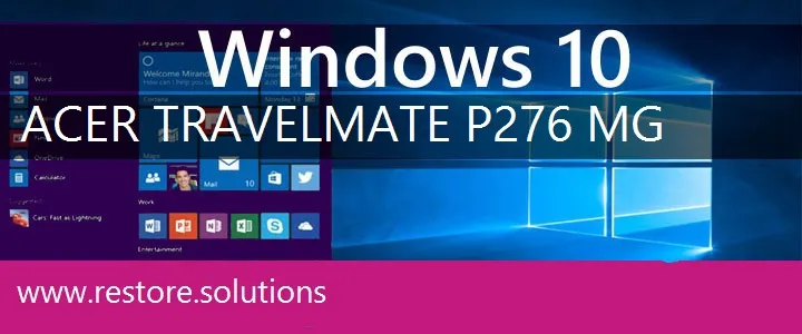 Acer TravelMate P276-MG windows 10 recovery
