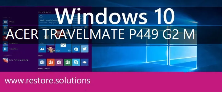 Acer TravelMate P449-G2-M windows 10 recovery