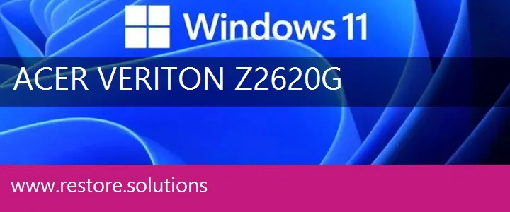 Acer Veriton Z2620G windows 11 recovery