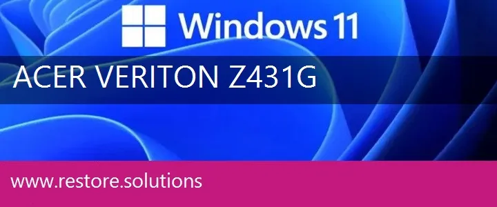 Acer Veriton Z431G windows 11 recovery
