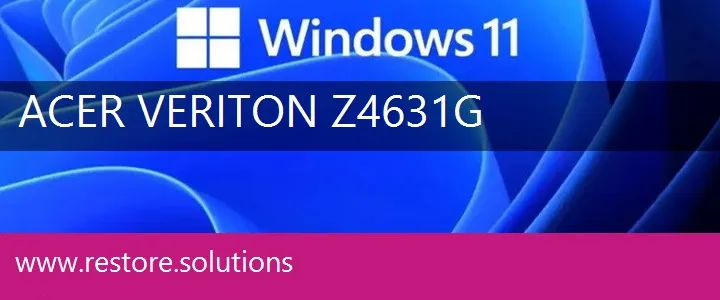 Acer Veriton Z4631G windows 11 recovery