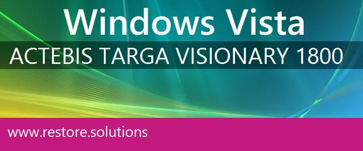 Actebis Targa Visionary 1800 windows vista recovery