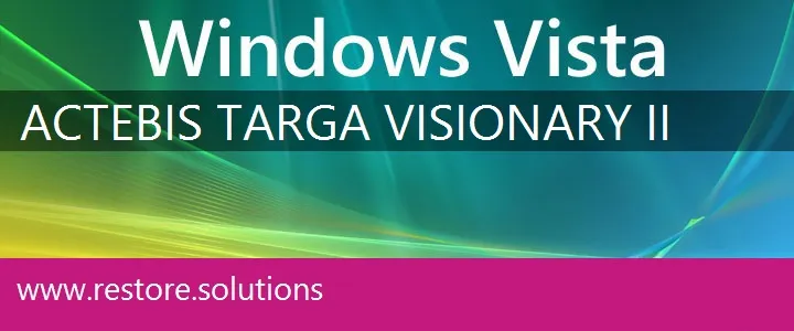 Actebis Targa Visionary II windows vista recovery