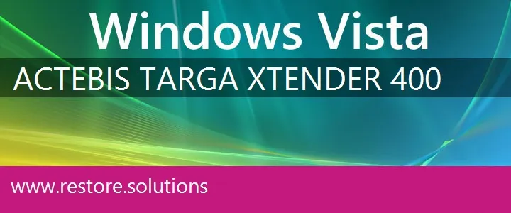 Actebis Targa Xtender 400 windows vista recovery