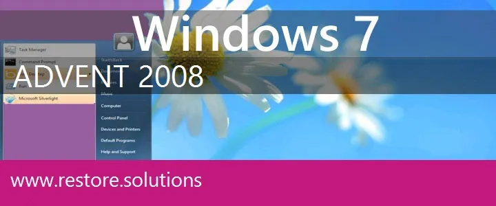 Advent 2008 windows 7 recovery