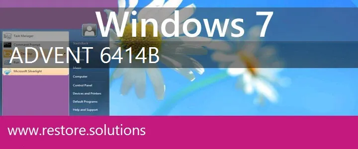 Advent 6414B windows 7 recovery