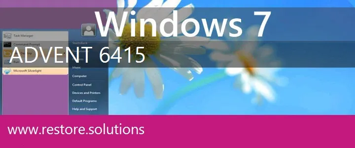 Advent 6415 windows 7 recovery