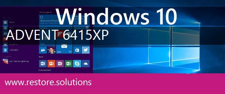 Advent 6415XP windows 10 recovery