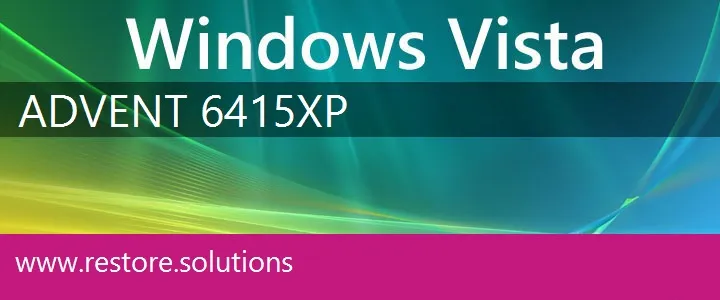 Advent 6415XP windows vista recovery