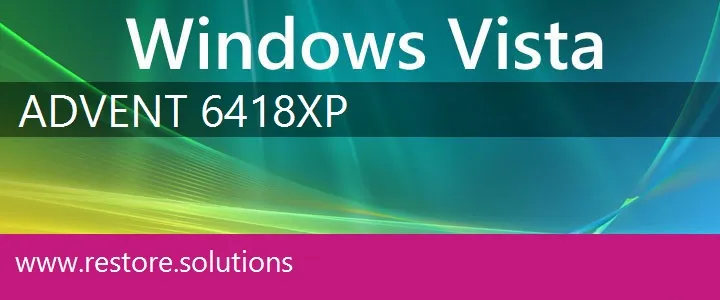 Advent 6418XP windows vista recovery
