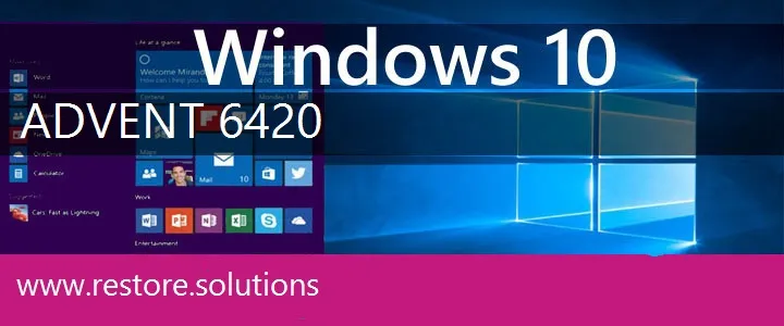 Advent 6420 windows 10 recovery