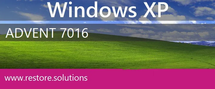 Advent 7016 windows xp recovery