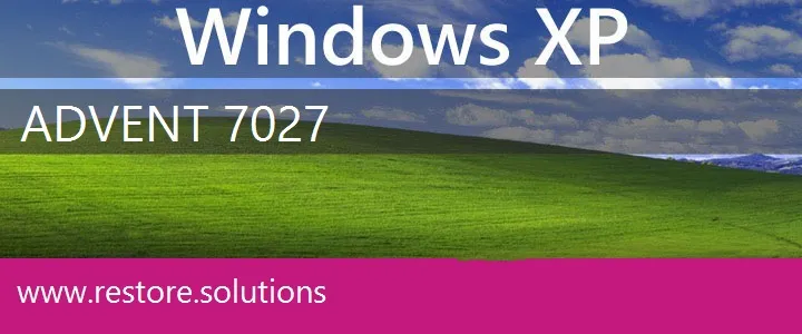 Advent 7027 windows xp recovery