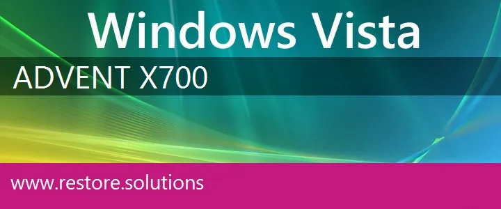Advent X700 windows vista recovery