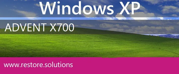 Advent X700 windows xp recovery