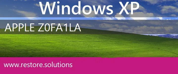 Apple Z0FA1LA windows xp recovery