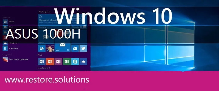 Asus 1000H windows 10 recovery