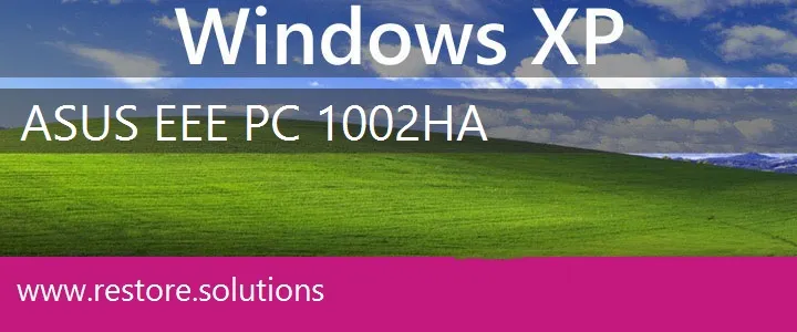 Asus Eee PC 1002HA windows xp recovery