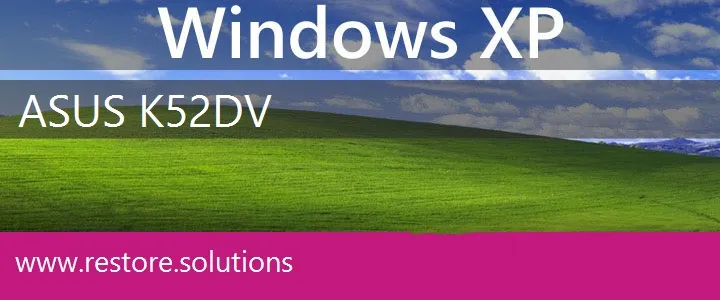 Asus K52DV windows xp recovery