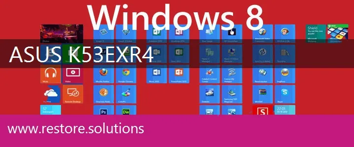 Asus K53EXR4 windows 8 recovery