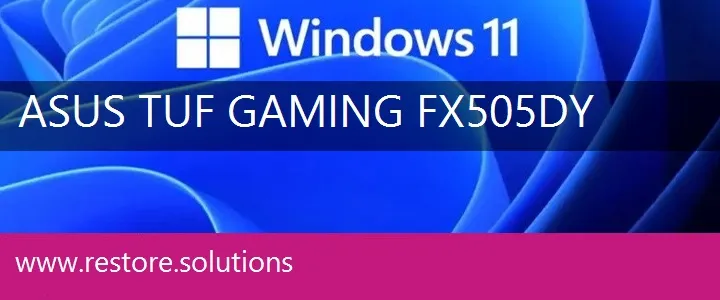 Asus TUF Gaming FX505DY windows 11 recovery