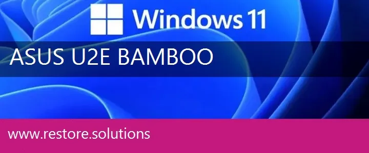 Asus U2E BAMBOO windows 11 recovery