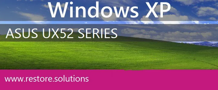 Asus UX52 Series windows xp recovery