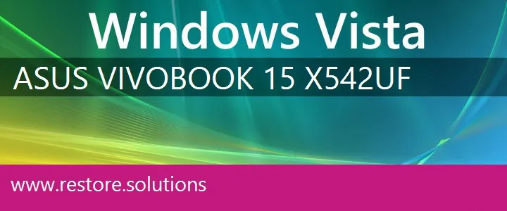 Asus VivoBook 15 X542UF windows vista recovery