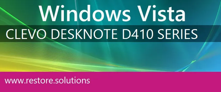 Clevo DeskNote D410 Series windows vista recovery