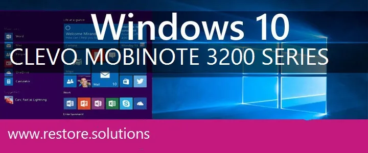 Clevo MobiNote 3200 Series windows 10 recovery