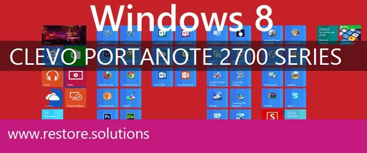 Clevo PortaNote 2700 Series windows 8 recovery