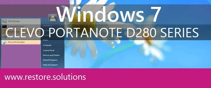 Clevo PortaNote D280 Series windows 7 recovery