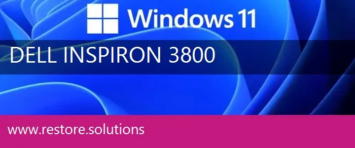 Dell Inspiron 3800 windows 11 recovery