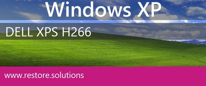 Dell XPS H266 windows xp recovery