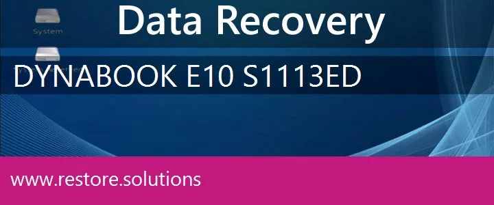 Dynabook E10-S1113ED data recovery