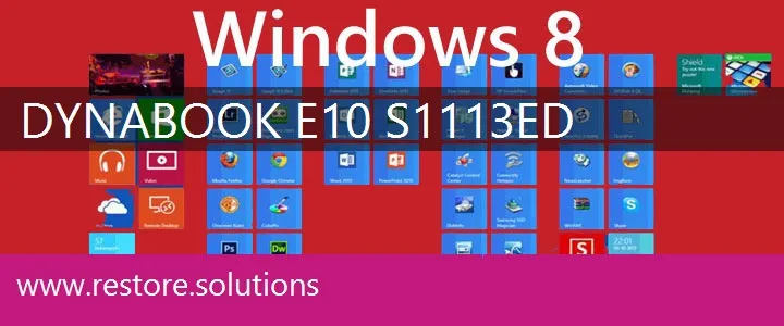 Dynabook E10-S1113ED windows 8 recovery