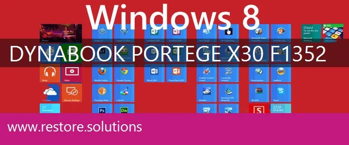 Dynabook Portege X30-F1352 windows 8 recovery