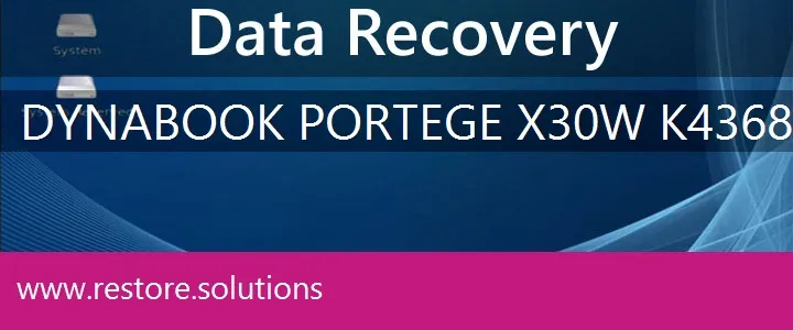 Dynabook Portege X30W-K43680P data recovery